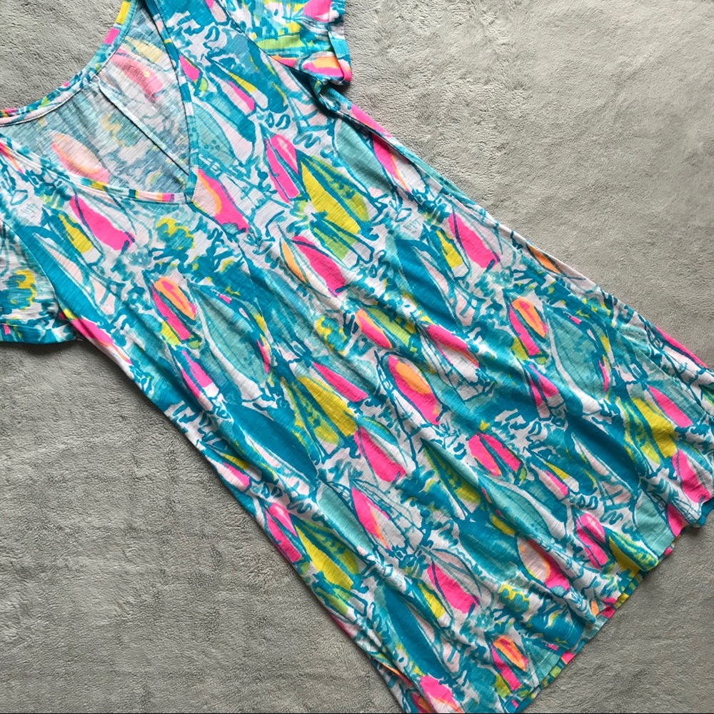 Lilly Pulitzer Jessica Knit Dress Beach & Bae Boat
